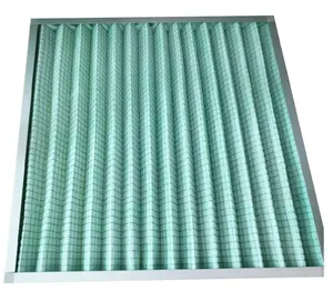 Factory Air Filter High Performance Ac Havc Panel Pleated Pre Air Purifier Filter With Synthetic Fiber G3 G4