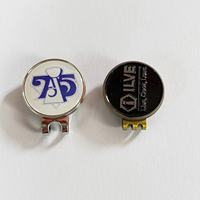 Clips magnétiques en PVC pour chapeaux et casquettes de golf avec marqueur de balle et clip pour serviette - Accessoires de golf personnalisables avec logo et couleur