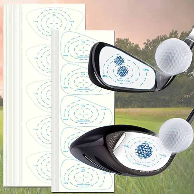 Grandi dimensioni per ferri Driver Woods professionale pallina da Golf che colpisce il registratore blu con mazza da Golf impatto nastro adesivo
