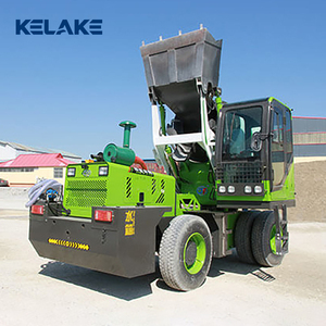 Camion bétonnière autochargeant KELAKE vert avec rayon de braquage court et moteur fiable - Product Image 3