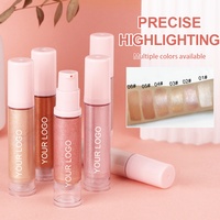 Enlumineur liquide scintillant pour le corps et le visage OEM, maquillage liquide pour le visage en marque privée