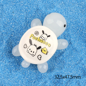 Venta caliente dibujos animados luminoso lindo tortuga decoración DIY lindo resina accesorios Micro-Paisaje tortuga decoración promoción - Product Image 3