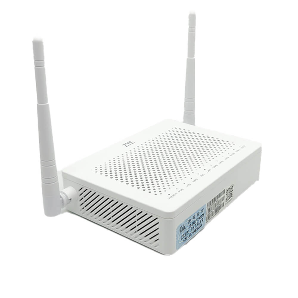 Dual Band WiFi ONU ONT Router ZTE F673AV9A 1GE 3FE 1POTS WIFI 2 Antenna