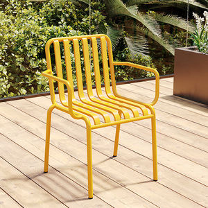 Modernos y ligeros muebles <span class=keywords><strong>de</strong></span> hotel, sillas <span class=keywords><strong>de</strong></span> comedor <span class=keywords><strong>de</strong></span> hierro coloridas sin preocupaciones, posventa, mesas para cafetería para fiestas - Product Image 3