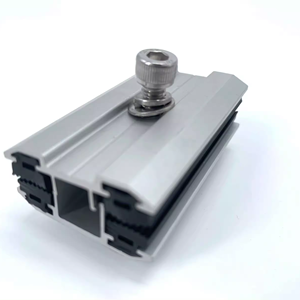 Double Glass Mid <b>Clamp</b> Solar End <b>Clamp</b> Module <b>Clamp</b> Photovoltaic Installation Accessories Solar Mounting Roof System - Product Image 1
