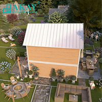 Maisons préfabriquées en conteneurs avec toit en pente, écologiques, luxueuses, miniatures, installation rapide, maison modulaire préfabriquée avec terrasse