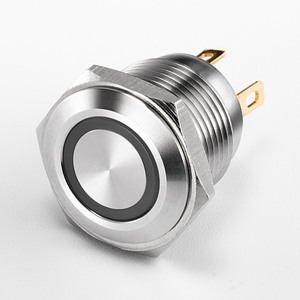 Công tắc nút nhấn bằng thép không gỉ 16mm IP65 1NO 250V 10A 125V 5A cho đèn tín hiệu mạch điện gia dụng - Product Image 4