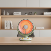Pièces détachées pour chauffage solaire de bureau portable de 14 pouces, puissance 900W, chauffages solaires infrarouges pour bureau et chambre