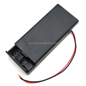 8 Unids 18650 Soporte De Caja De Batería 1 Ranuras X 3.7V DIY 18650 Caja De Almacenamiento De Bateria En Paralelo Negro Baterias Clip Caja Con Pin