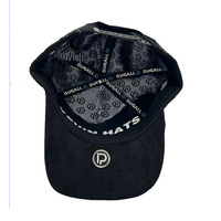Cappellino da Baseball in Camoscio con Logo Ricamato 3D Personalizzato, Regolabile, di Alta Qualità, a 5 Pannelli, Snapback, Produzione all'Ingrosso OEM