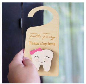 Porta soldi carino regalo per denti persi per bambini fatina dei denti da raccogliere scatola per ragazzi e ragazze in legno porta dei denti - Product Image 6