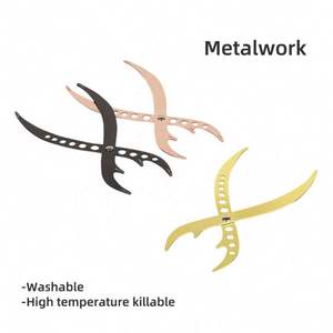 Outil de mesure des sourcils Microblading Golden Ratio Outil de <span class=keywords><strong>dessin</strong></span> de diviseur de sourcils en acier inoxydable Mesure parfaitement les sourcils dorés - Product Image 5