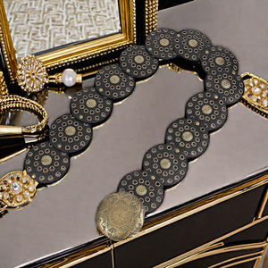 Cinturón West Cowboy Y2K para mujer, cuero PU de 4cm de ancho con hebilla de aleación, estilo Punk elegante Vintage, estilo occidental caliente para niñas - Product Image 6