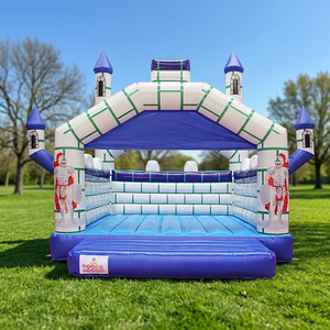 WINSUN Commercial PVC Fireproof Waterproof CE Custom Size Indoor Fun Theme Inflatable Park Castle Combo <b>Trampoline</b> - Product Image 1