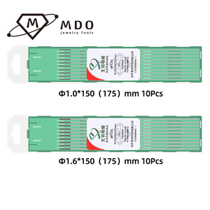 Aghi in Tungsteno Rossi da 150mm per Saldatura ad Arco Argon di <span class=keywords><strong>Gioielli</strong></span>, Elettrodi in Tungsteno WT20 per Saldatura TIG, Bacchette in Tungsteno per Saldatura TIG - Product Image 2