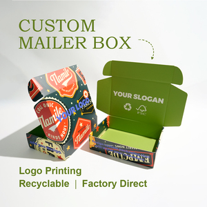 Caja de Cartón Corrugado Personalizada con Impresión, Tipo E Flute, para Envíos Postales, Aéreos y por Correo, Ecológica, Reciclable, Plegable, para Ropa, Cosméticos, Regalos y Envíos Express - Product Image 2