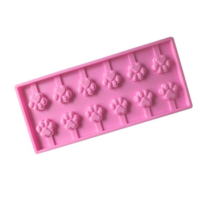 <span class=keywords><strong>Moule</strong></span> à sucettes en silicone en forme de griffes de chat à 12 cavités, pour bonbons durs et chocolat, <span class=keywords><strong>sans</strong></span> bâtonnets - Product Image 2
