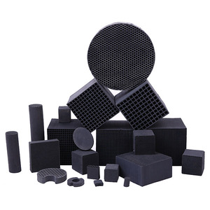 เม็ดถ่านกัมมันต์รังผึ้งขนาดเล็ก ทนทานต่อแรงลม ความบริสุทธิ์ 99.9% เส้นผ่านศูนย์กลาง 4 มม. สำหรับการกรองน้ำ - Product Image 1