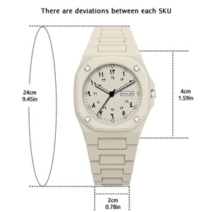 Reloj de Hombre de Policarbonato de Alta Calidad de Oriente Medio, con Números Arábigos, Unisex, Casual, Simple, de Cuarzo, en Oferta - Product Image 5