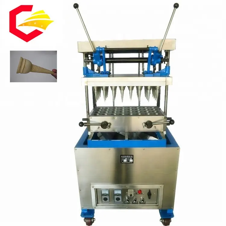 QT-DT100 Semi-automatic Ice Cream Cone Wafer Making Machine With Good Quality