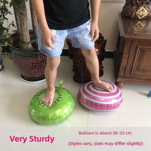 Cartoon Animal Aluminum Foil <strong>Balloon</strong> 18-Inch Handheld Free Pull-Rod Air Pump for Kindergarten School Openings Shopping Malls - Product Image 2