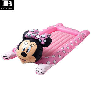 Lettino <span class=keywords><strong>da</strong></span> Viaggio Gonfiabile per Bambini a Forma di <span class=keywords><strong>Minnie</strong></span> Mouse, Materasso ad Aria Portatile Floccato per Casa, Esterni e Campeggio - Product Image 1