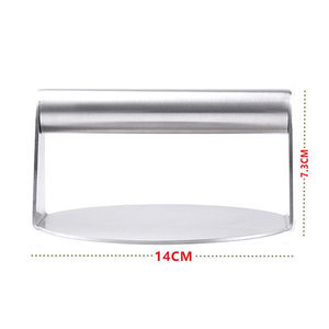 ホット304ステンレス鋼バーガープレスノンスティックスムースハンバーガーベーコングリル肉スマッシュバーガープレス - Product Image 6