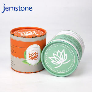 Empaque de Tubo de Cartón Reciclado Biodegradable y Ecológico con Estampado en Caliente para Café/Té, Tamaño Personalizable - Product Image 1