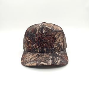Gorra de Béisbol de 5 Paneles, Unisex, Estampada, con Bordado Personalizado, Diseño de Camuflaje con Árboles, Estilo Oxford, Venta al Por Mayor - Product Image 6