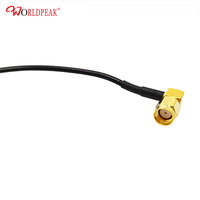 Câble de raccordement RF RG174 N femelle vers RP-SMA mâle coudé, assemblage de câble coaxial RF pour système d'antenne d'équipement sans fil