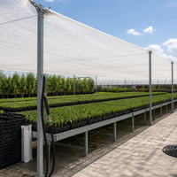 Filet d'ombrage blanc en HDPE résistant aux UV, toile maillée pour serre, jardin, agriculture, protection solaire extérieure