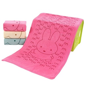 Serviettes en microfibre Jin Ao pour enfants 25x50 cm, imprimé dessin animé, pour la maternelle - Product Image 5