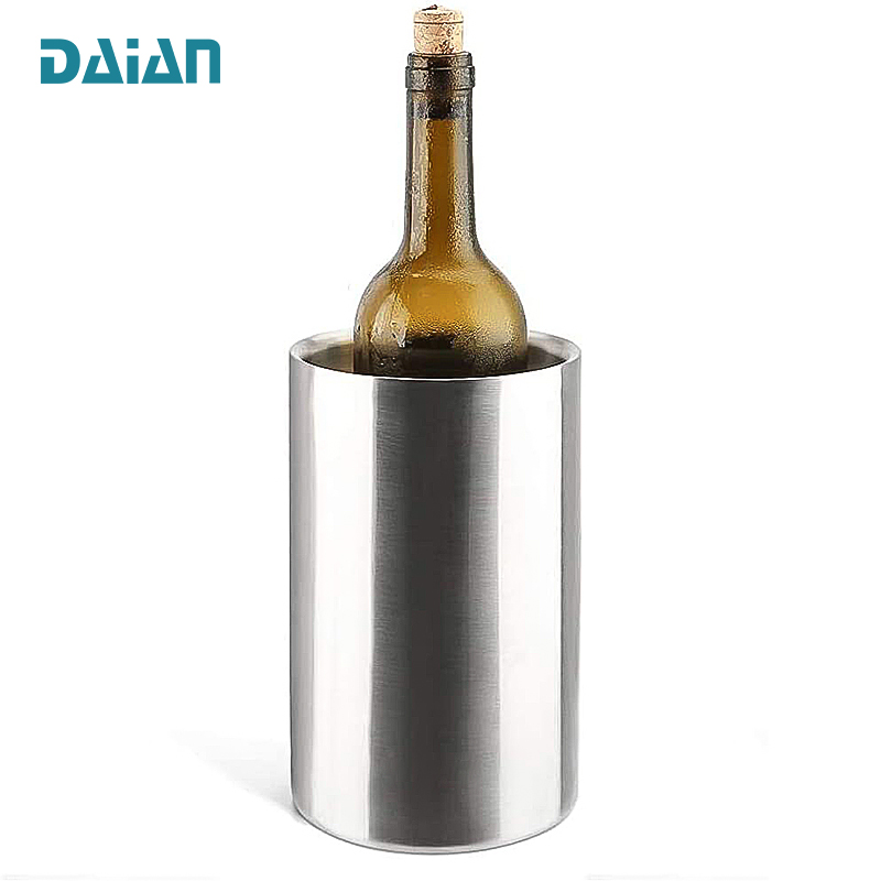Insulated Wine Bottle Cooler Chiller Fits Some Champagne Bottles