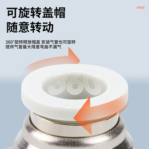 Zonye <b>Quick</b> Connect Fitting PMF8 02 Right Angle Pneumatic <b>Connector</b> Metal Threaded Push In Tube Joint - Product Image 4