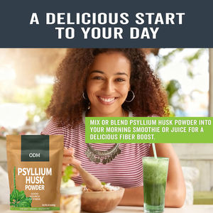 ODM/OEM Organik <span class=keywords><strong>Psyllium</strong></span> Kabuğu Tozu |   Plantago Ovata Lifi |   24oz (680g) |   Özel Marka Toptan Tedarikçisi - Product Image 2