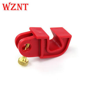 Twister vidalı NTL02-2 evrensel MCB kilitleme anahtar kilit açma yolu Twister vidalı kırmızı emniyet kilidi - Product Image 5