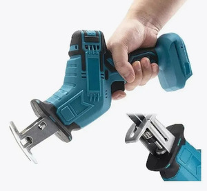 Kit sega a sciabola senza fili 18V con sega elettrica alternativa con lame per taglio legno e metallo per batteria DIY & <span class=keywords><strong>Mak</strong></span> - Product Image 5