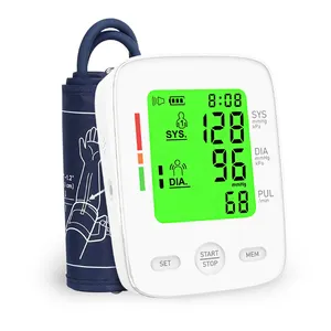 Ce Iso Goedgekeurde Fabriek Lcd Gebogen Scherm Bp Monitor Medische Digitale Arm Bloeddrukmeter