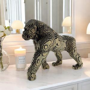 Nuevo Bloque de Construcción de Gorila Caminante Tridimensional Artístico de Resina Epoxi, Adorno, Figura de Colección para Jugadores, Regalo Creativo - Product Image 2