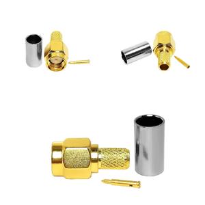 Connettore coassiale Rf <span class=keywords><strong>SMA</strong></span> spina maschio per RG58 LMR195 LMR200 cavo a bassa perdita - Product Image 1