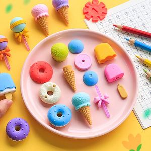 Cute Gift <b>Box</b> Stationery Cake Shape Rubber Erasers Kids for School <b>Magic</b> Eraser - Product Image 3