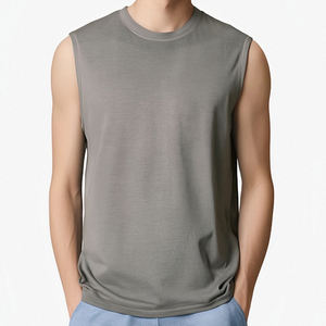 Men's <b>Wool</b> Quick-Dry Outdoor Sports Tank Top Base Layer Thermal <b>Vest</b> Sleeveless Tee Running Gym Top - Product Image 2