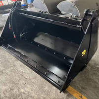 Partes Mesin Konstruksi Multifungsi RSBM 4-in-1 Mini Loader Backhoe Loader Bucket Skid Steer Loader, Harga Terjangkau