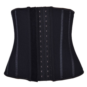 Corsé Moldeador con Varillas de Acero y Cierre de Gancho, Cincher de Látex Transpirable con Logotipo, Faja Reductora de Cintura Cómoda y Efectiva - Product Image 4