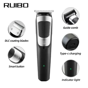 Coupe-cheveux électrique sans fil rechargeable pour salon Tondeuse corporelle pour homme