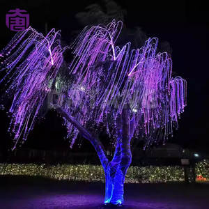 Iluminación con diseño de árbol de fibra óptica a prueba de agua IP65 para decoración de jardines, plazas, eventos y festivales al aire libre. - Product Image 2