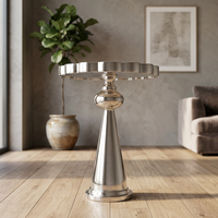 Table basse en aluminium de luxe pour salon