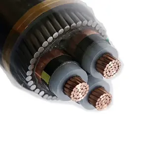 Câble d'alimentation en cuivre XLPE souterrain 95mm DC 3*35mm 180mm Prix