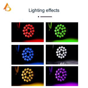 AICPOSE - Foco LED Par Can RGBWA UV de Alta Calidad, 18 W, 18 Piezas, para Escenario - Product Image 3
