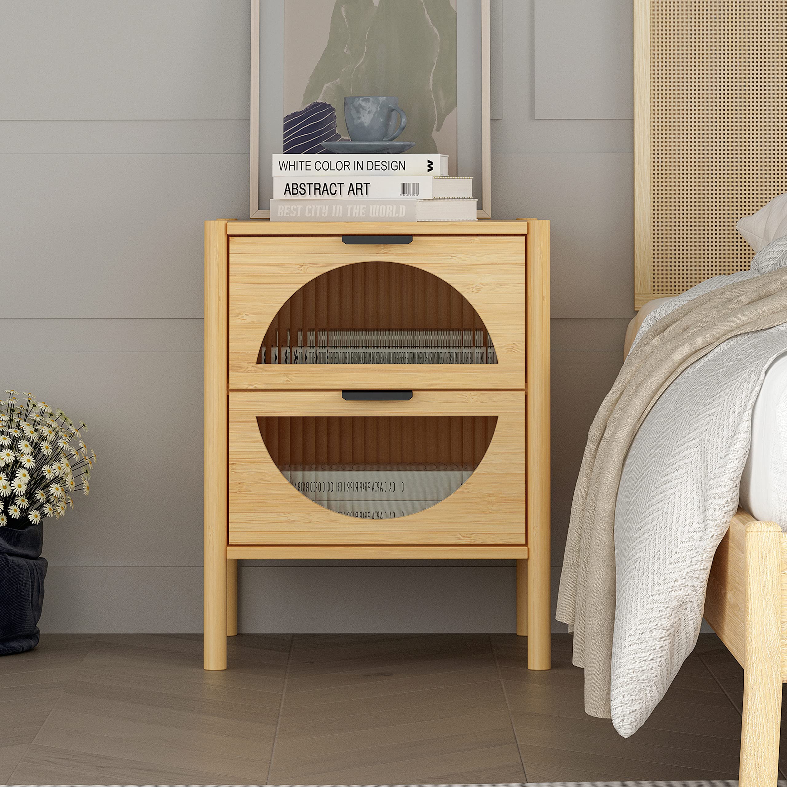 Modernes Schlafzimmer 2 Schubladen Nachttisch Beistell tisch Mbel Hotel  minimalist ischen Bambus Nachttische, Bambus Nachttisch| Alibaba.com
